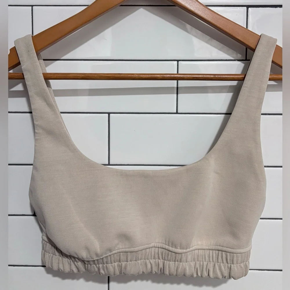Lululemon Softstreme Scoop-neck Bra B/c Cup Mojave Tan 6